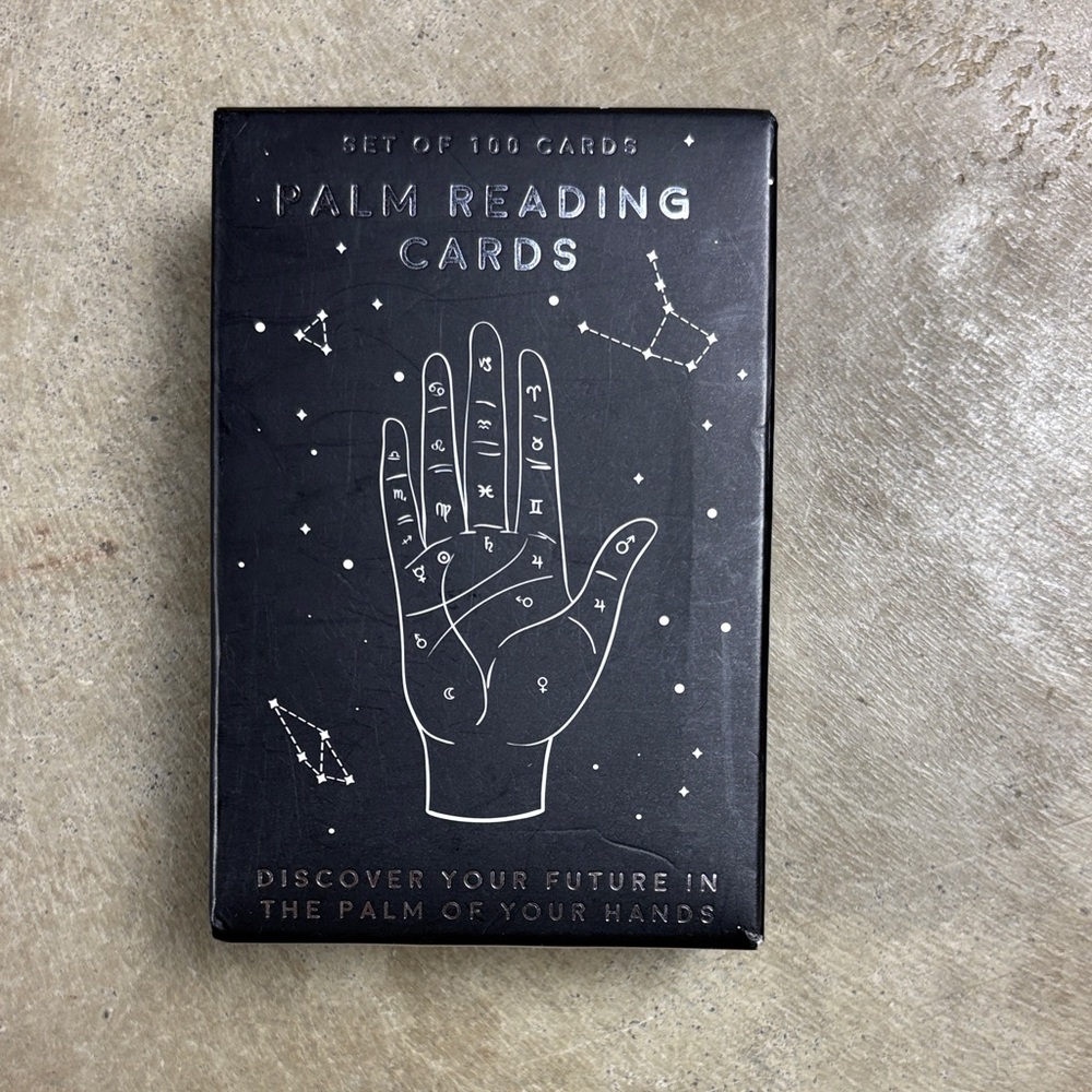 Palm Reading Cards Set